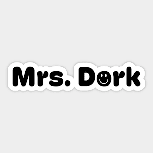 Mrs. Dork Sticker